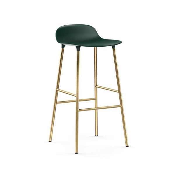 Normann Copenhagen Form korkea baarituoli (messinki)