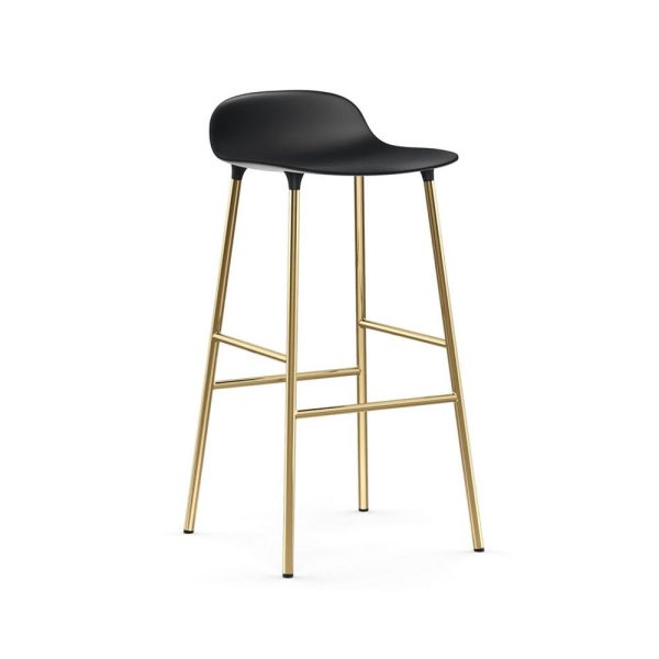 Normann Copenhagen Form korkea baarituoli (messinki) - Image 6