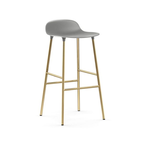 Normann Copenhagen Form korkea baarituoli (messinki) - Image 7