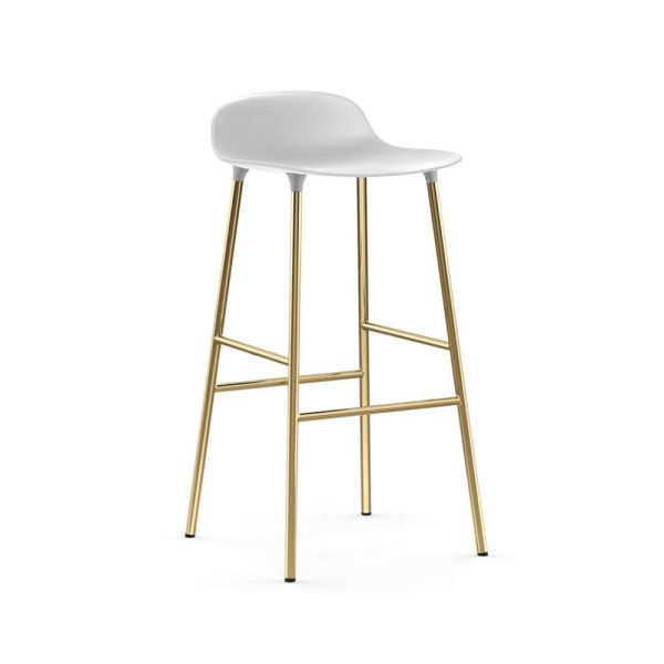 Normann Copenhagen Form korkea baarituoli (messinki) - Image 8
