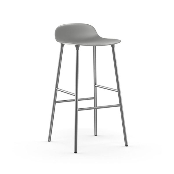 Normann Copenhagen Form korkea baarituoli (kromi) - Image 6