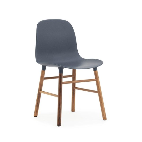Normann Copenhagen Form Chair Walnut Blue