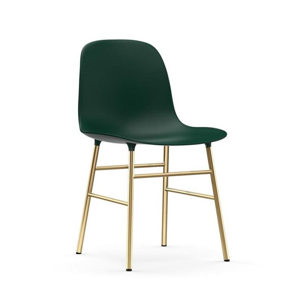 Normann Copenhagen Form Chair Brass Green
