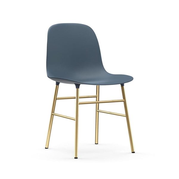 Normann Copenhagen Form Chair Brass Blue