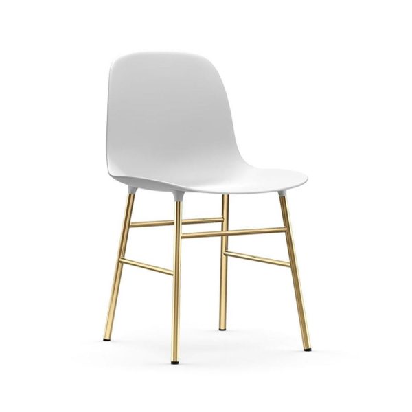 Normann Copenhagen Form Chair Brass White