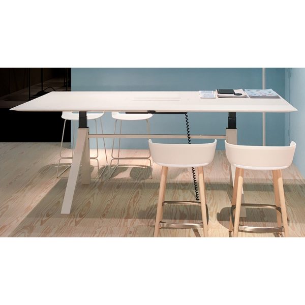 Pedrali Arki-Table Adjustable sähkösäätöinen neuvottelupöytä - Image 10