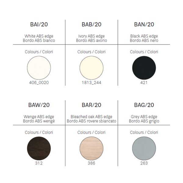 Pedrali Laminate ABS ravintolapöydänkansi laminaatti - Image 10