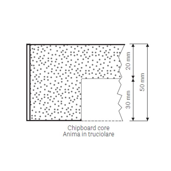 Pedrali Laminate ABS ravintolapöydänkansi laminaatti - Image 15