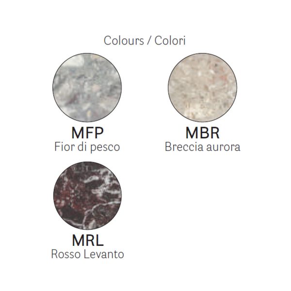 Pedrali Composite Marble ravintolapöydänkansi komposiittimarmori - Image 4