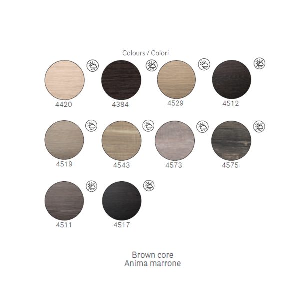 Pedrali Solid laminate Compact ravintolapöydänkansi umpilaminaatti - Image 14