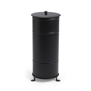 Prima Office Brooklyn Bin Single kierrätysastia jaloilla musta