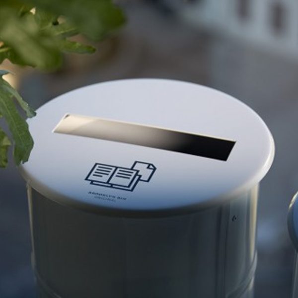 Prima Office Brooklyn Bin Single kierrätysastia harmaa - Image 8