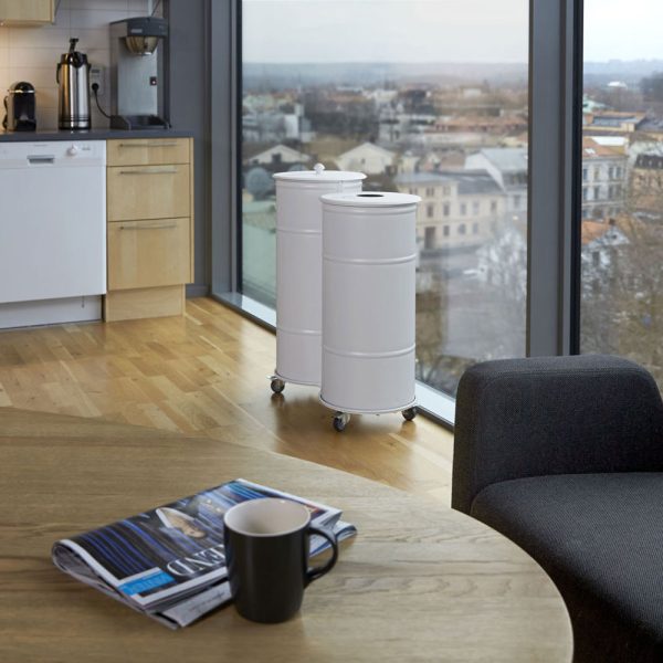 Prima Office Brooklyn Bin Twin kierrätysastia valkoinen - Image 3