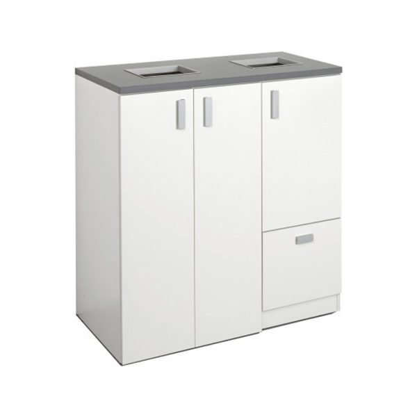 Prima Office Hub Recycling 1100 kierrätyskaappi