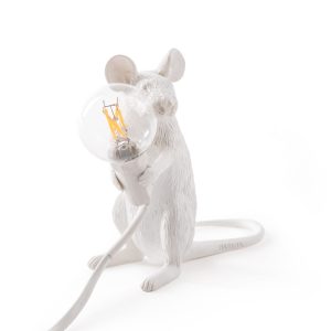 Seletti Mouse Sitting pöytävalaisin