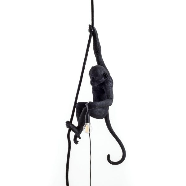 Seletti The Monkey Lamp Black Ceiling Version riippuvalaisin - Image 3