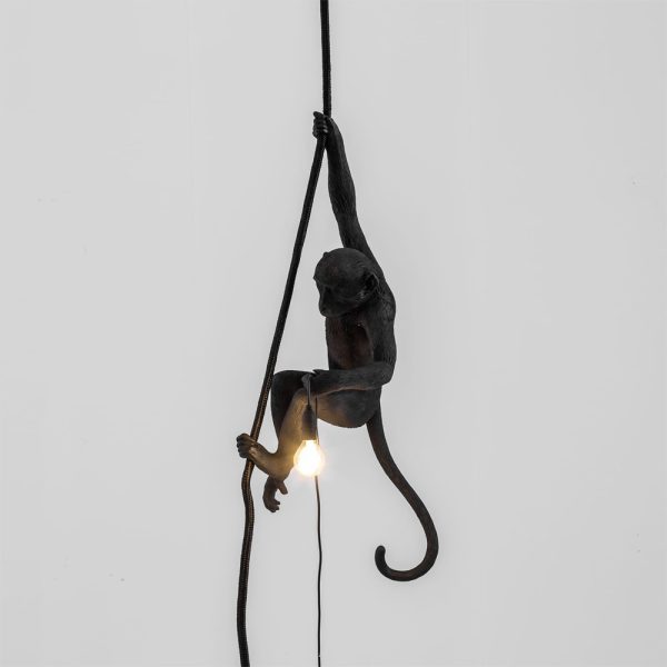 Seletti The Monkey Lamp Black Ceiling Version riippuvalaisin - Image 4