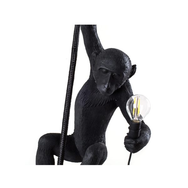 Seletti The Monkey Lamp Black Ceiling Version riippuvalaisin - Image 6