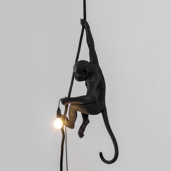 Seletti The Monkey Lamp Black Ceiling Version riippuvalaisin - Image 2