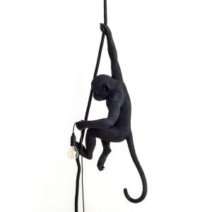 Seletti The Monkey Lamp Black Ceiling Version riippuvalaisin