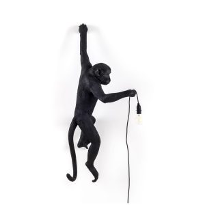 Seletti The Monkey Lamp Black Hanging Version Seinävalaisin