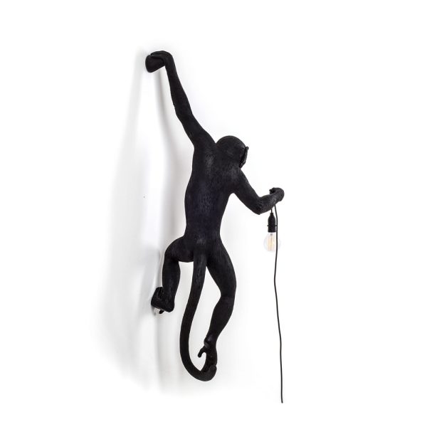 Seletti The Monkey Lamp Black Hanging Version Seinävalaisin - Image 2