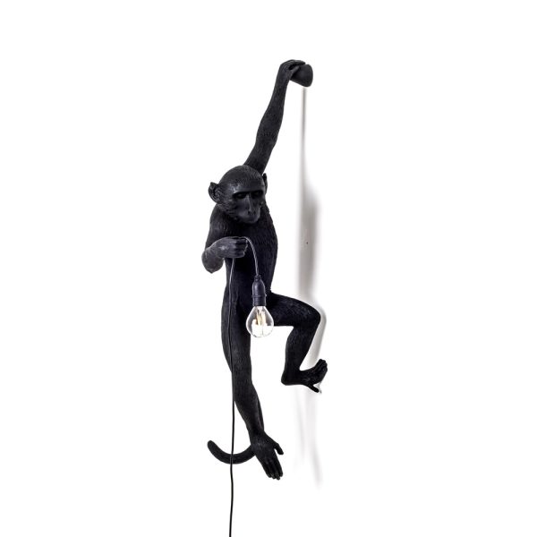 Seletti The Monkey Lamp Black Hanging Version Seinävalaisin - Image 4