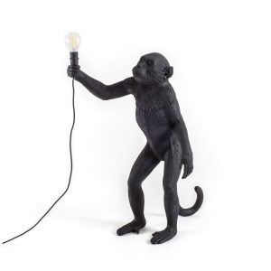 Seletti The Monkey Lamp Black Standing Version pöytävalaisin / lattiavalaisin