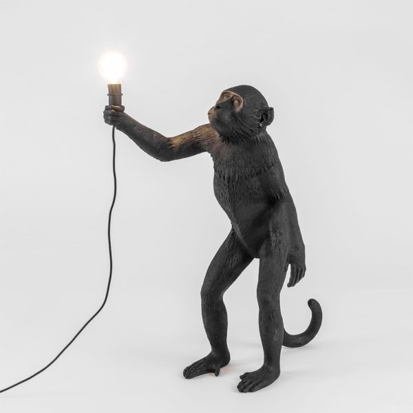 Seletti The Monkey Lamp Black Standing Version pöytävalaisin / lattiavalaisin - Image 2