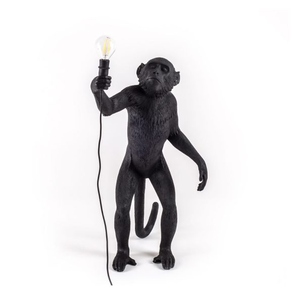 Seletti The Monkey Lamp Black Standing Version pöytävalaisin / lattiavalaisin - Image 3