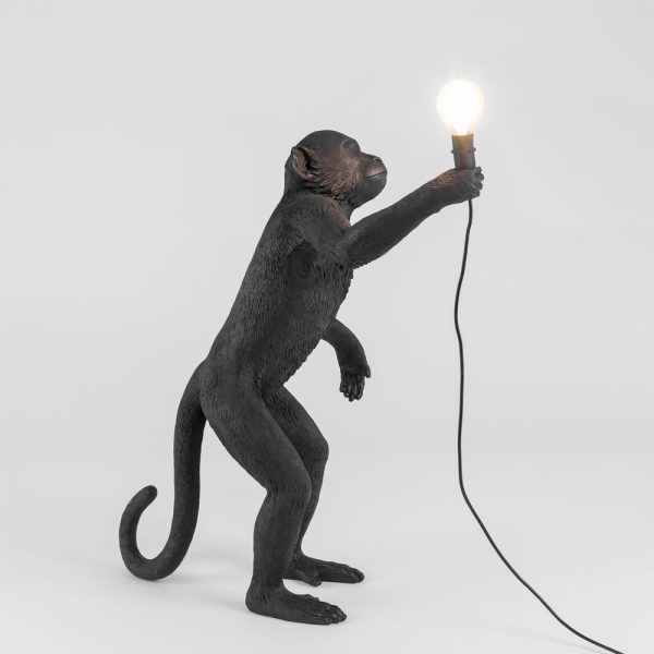 Seletti The Monkey Lamp Black Standing Version pöytävalaisin / lattiavalaisin - Image 6