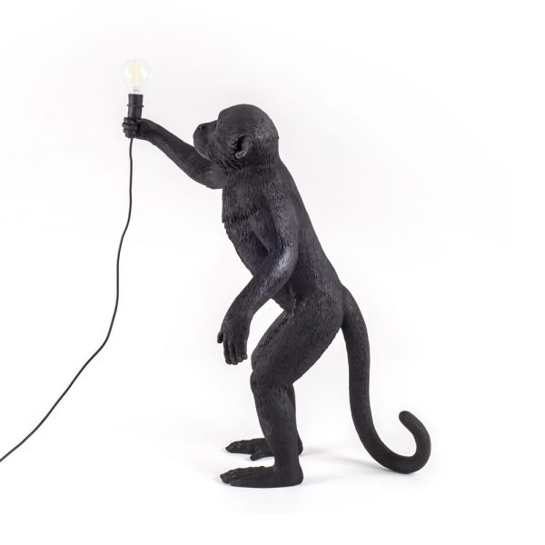 Seletti The Monkey Lamp Black Standing Version pöytävalaisin / lattiavalaisin - Image 7