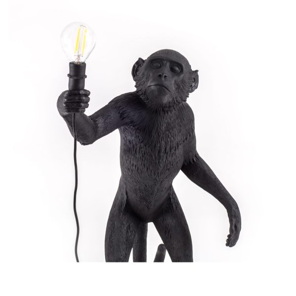 Seletti The Monkey Lamp Black Standing Version pöytävalaisin / lattiavalaisin - Image 9