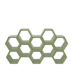 Slide Hexa modulaarinen kirjahylly