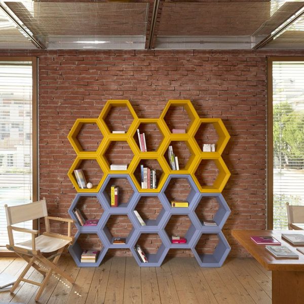 Slide Hexa modulaarinen kirjahylly - Image 4