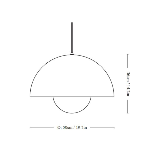 &Tradition FlowerPot pendant VP2