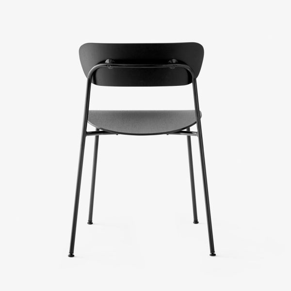&Tradition Pavilion Chair AV1 Black Lacquered Oak
