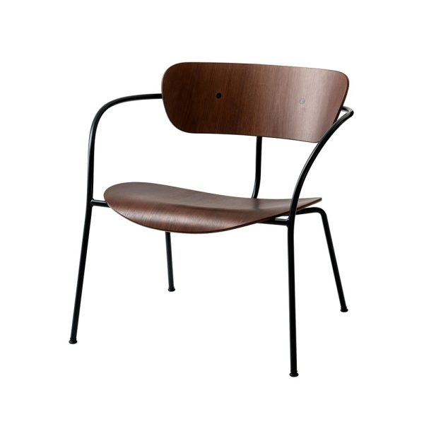 &Tradition Pavilion Lounge Chair AV5 Lacquered Walnut
