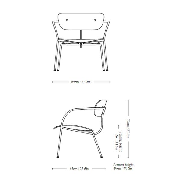 &Tradition Pavilion Lounge Chair AV5