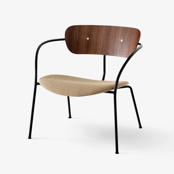 &Tradition Pavilion Lounge Chair AV6 Lacquered Walnut