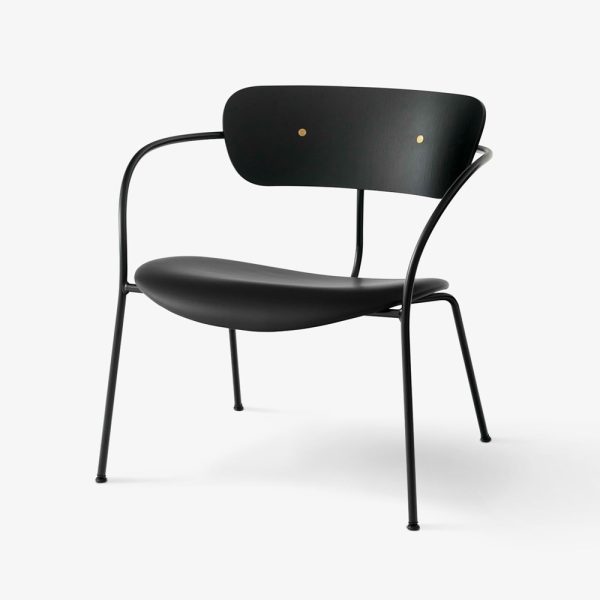 &Tradition Pavilion Lounge Chair AV6 Black Lacquered Oak