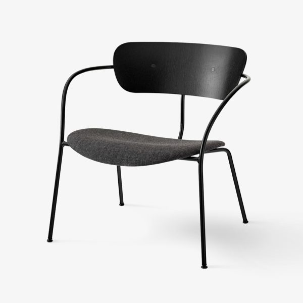 &Tradition Pavilion Lounge Chair AV6 Black Lacquered Oak