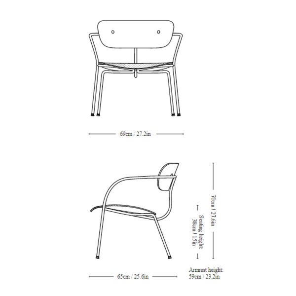 &Tradition Pavilion Lounge Chair AV6