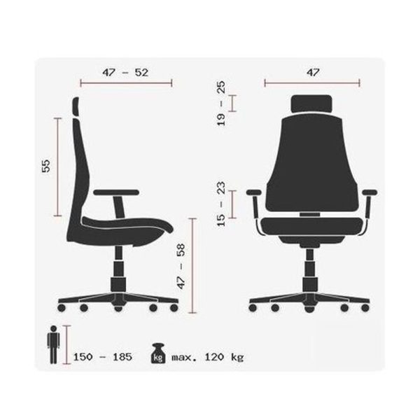 HJH Office Astra Lux Fabric työtuoli - Image 14