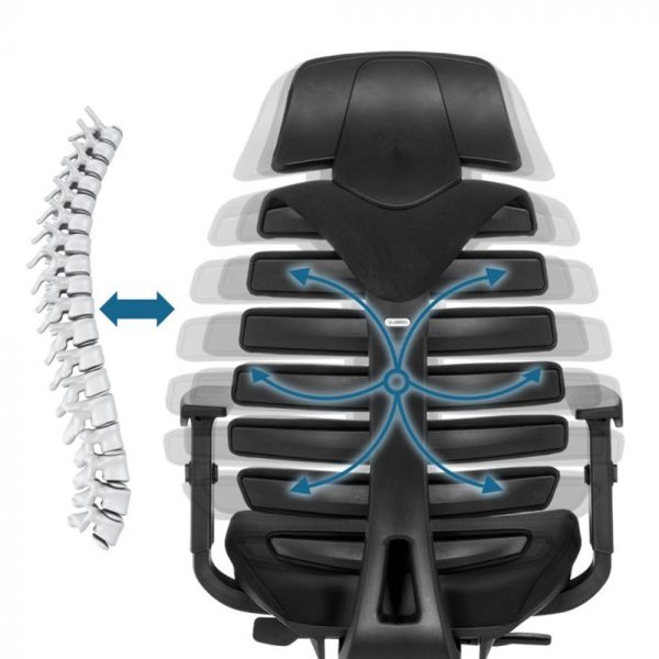 HJH Office Ergo Line Pro II Fabric työtuoli - Image 17
