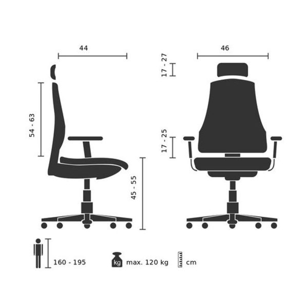 HJH Office Spektre Mesh White työtuoli - Image 13