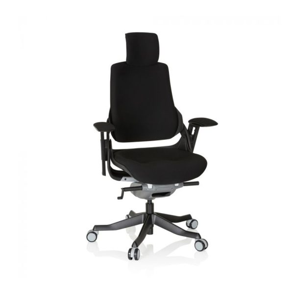 HJH Office Spektre Fabric Black työtuoli - Image 3