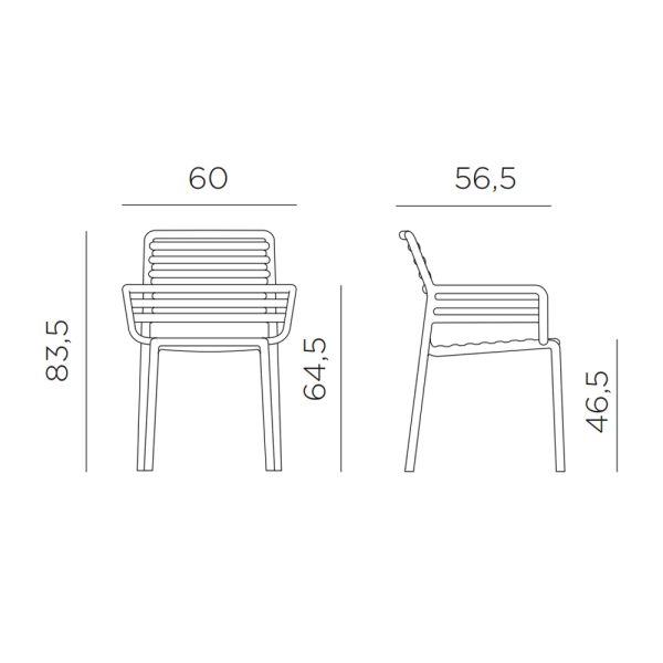 Nardi Doga Armchair terassituoli - Image 10