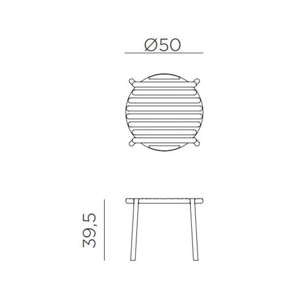 Nardi Doga Table terassisohvapöytä - Image 10