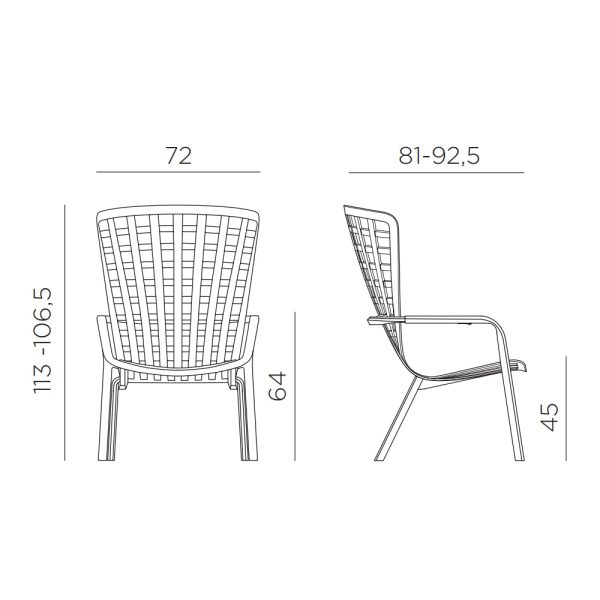 Nardi Folio terassinojatuoli - Image 10